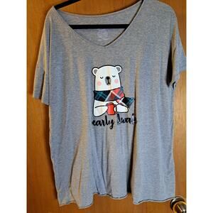 Women's Secret Treasure Sleep Shirt Bearly Awake Size Large